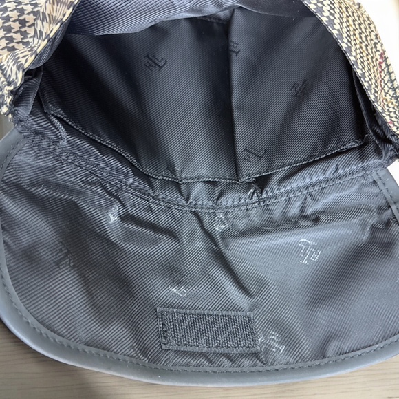 Lauren Ralph Lauren Houndstooth Clutch Classic Pattern Zipper - Picture 4 of 6